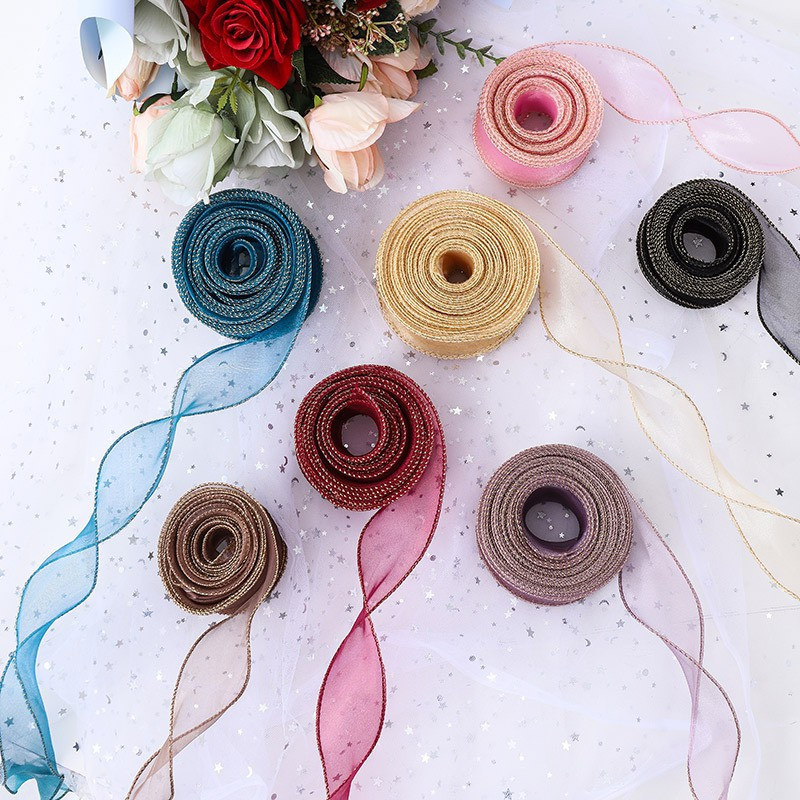 

PITA BUKET BUNGA DEKORASI / PITA PREMIUM ROLL ORGANZA PT04