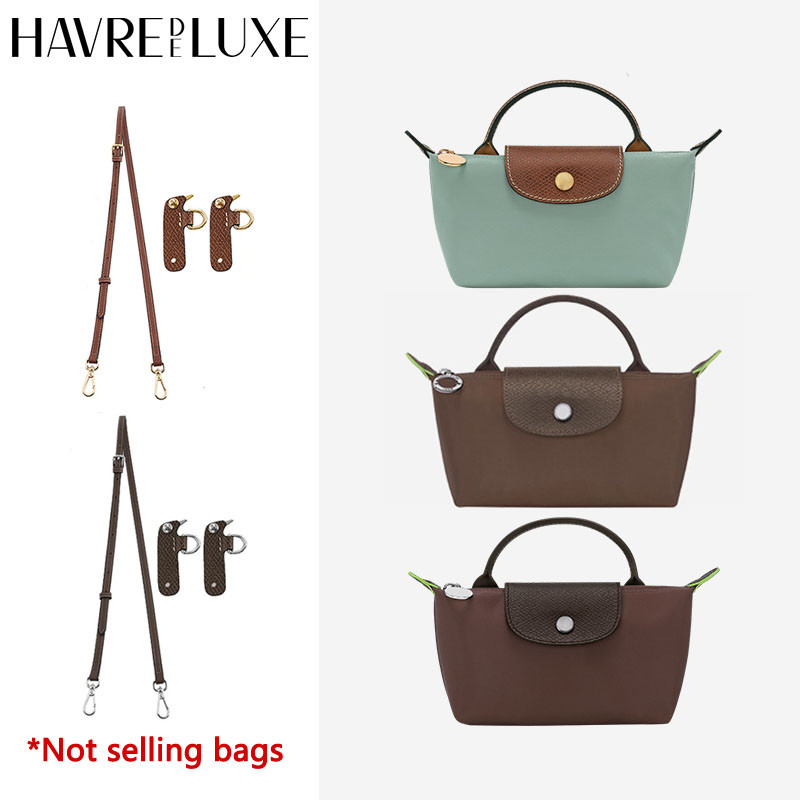 Leather Replacement Crossbody Bag Strap Fit for Longchamp 2025 Mocha mini shoulder strap without pun