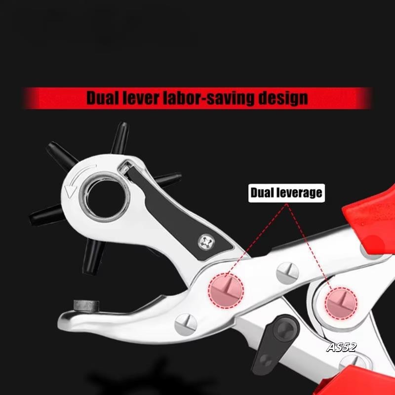 

Hole Punch,MASTER Heavy Duty Leather Hole Puncher For Belts, Watch Bands, Straps, Dog Collars, Saddles, Shoes, Fabric