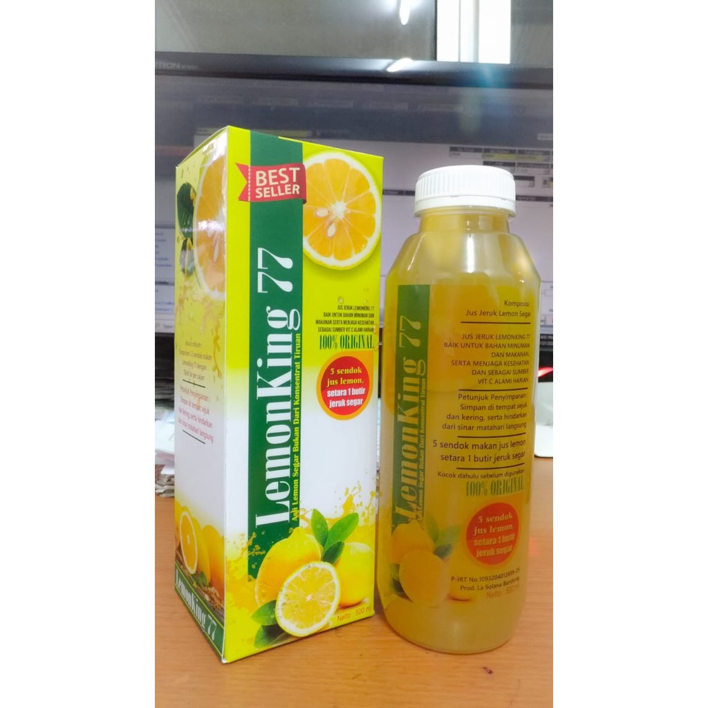 

LEMON KING 77 SARI JERUK LEMON 100% ORIGINAL