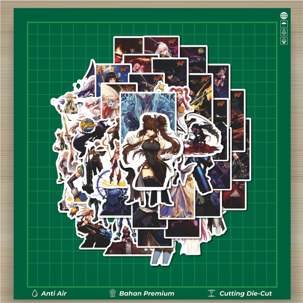 

HOT 50 PCS STIKER Stiker Game Dungeon Fighter Char Mix 3 Stiker Fashion Cars Decal Dingin Kartu Album Custom Vinyl Anti Air- Sticker Aesthetic Buku Journal Koper Casing HP Tablet Laptop Helm Motor Botol Minum