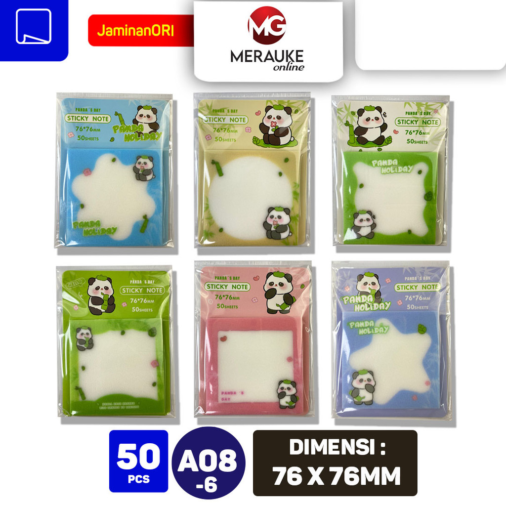 

JIN NA XING Sticky Notes PANDA MOMO A08-6