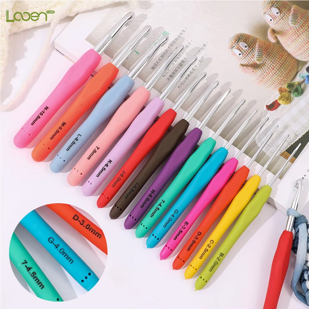 

2.0mm-10.0mm Aluminum Crochet Hook Sewing DIY Art And Crafts Knitting Needles Hook Home Knitting Weave Yarn Craft Knitting Tool