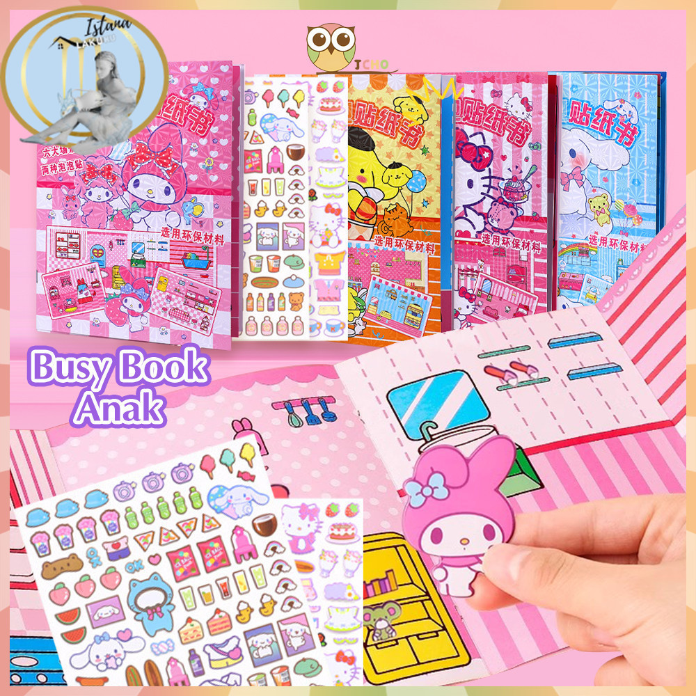 

DIY Sticker Lucu 3D Book Aesthetic Melody Sanrio Scrapbook Laki Perempuan Kreatifitas Diy Handmade Toys Produk - Kado / Hadiah Ulang Tahun Lucu Unik Viral