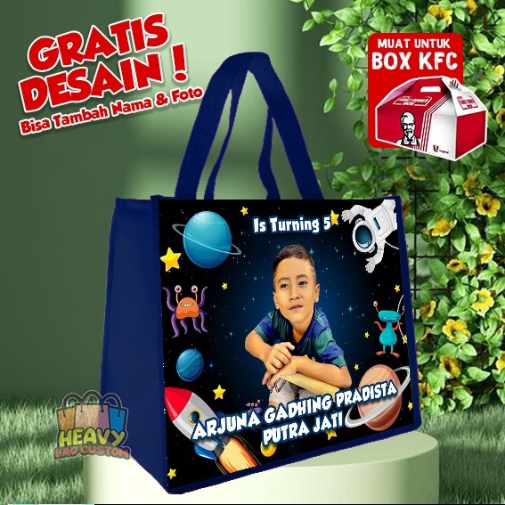 

Tas Goodie Ultah Anak Custom | Desain Lucu | Tahan Lama | Tas Ultah Terlaris | Tas Ulang Tahun