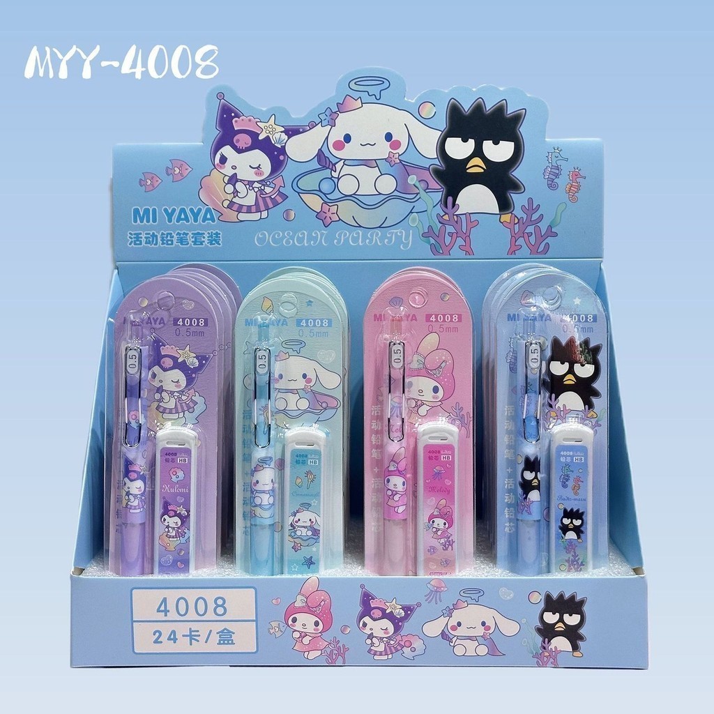 

PENCIL MECHANICAL 0.5MM WITH REFILL alat tulis pensil lucu murah