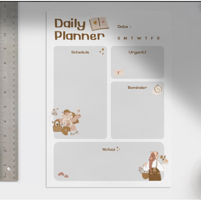 

Jurnal Harian Jadwal harian Daily Planner A5 HVS 100GSM High Quality Perencanaan Harian Study Journal Study Planner Notes List To Do Versi 2