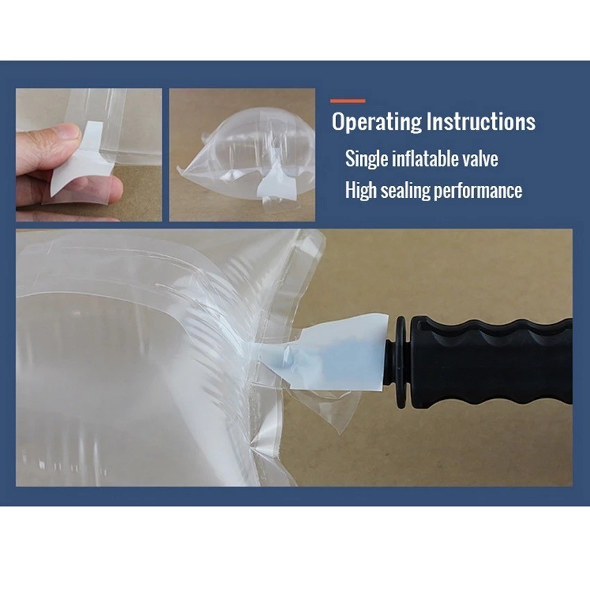 

RB 100PCS Inflatable Buffer Bag Air Cushion Pillow Bubble Wrap Maker Express Package