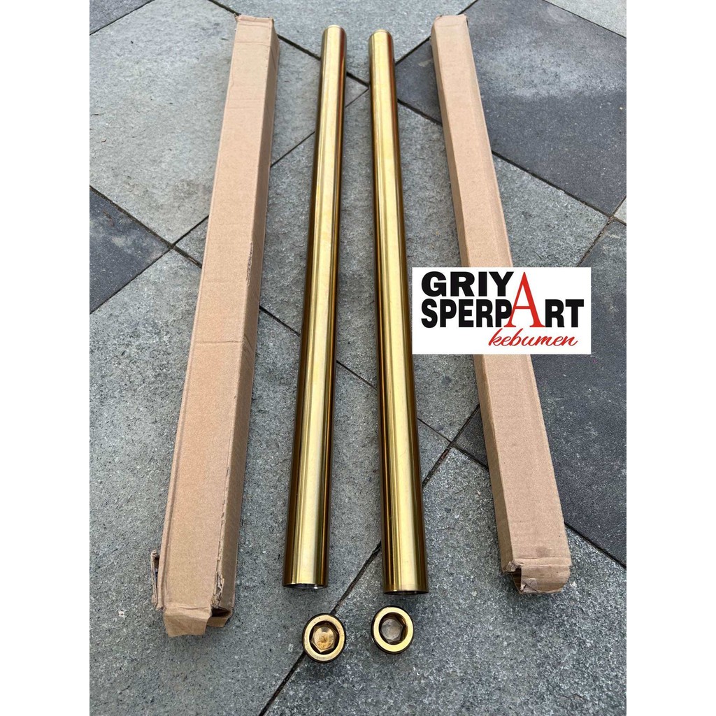 TERMURAH AS SHOCK SOK DEPAN GOLD EMAS UK30 RX KING RXK RXS RXZ SET KUALITAS GRADE A TERBAIK