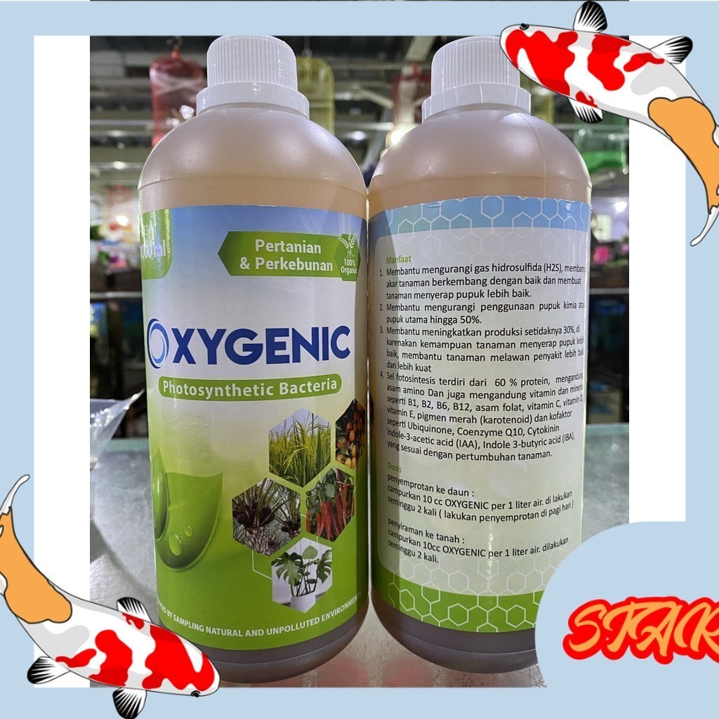 OXYGENIC BAKTERI FOTOSINTESIS PUPUK ORGANIK PERTANIAN 1 LITER HIJAU