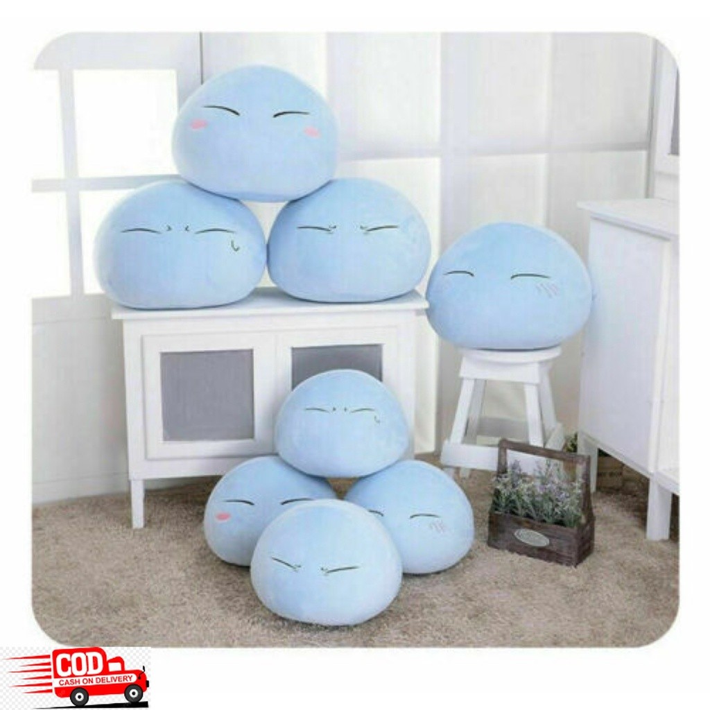 Boneka Mainan Mewah Rimuru Tempest Cosplay Prop Anime Jepang Waktu Itu Aku Bereinkarnasi Sebagai Len