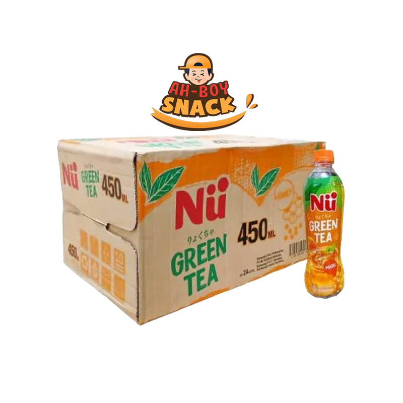 

1 DUS NU GREEN TEA 450ML - 24 BOTOL - AHBOY SNACK