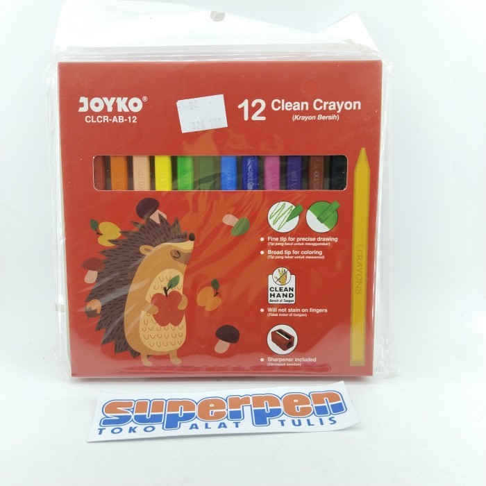 

Crayon Joyko CLCR-AB-12 12 Warna