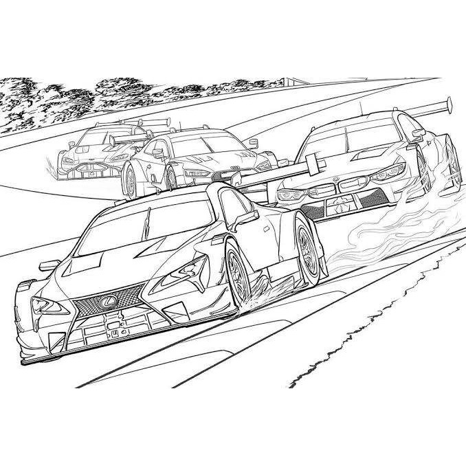 

Isi 20 Lembar kertas mewarnai mobil balap untuk anak paud TK dan SD