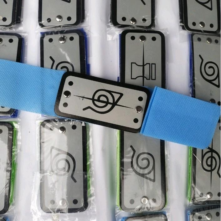 10 PCS MAINAN IKAT KEPALA NARUTO / MAINAN ANAK DEKER KEPALA NARUTO / IKAT KEPALA KONOHA NARUTO