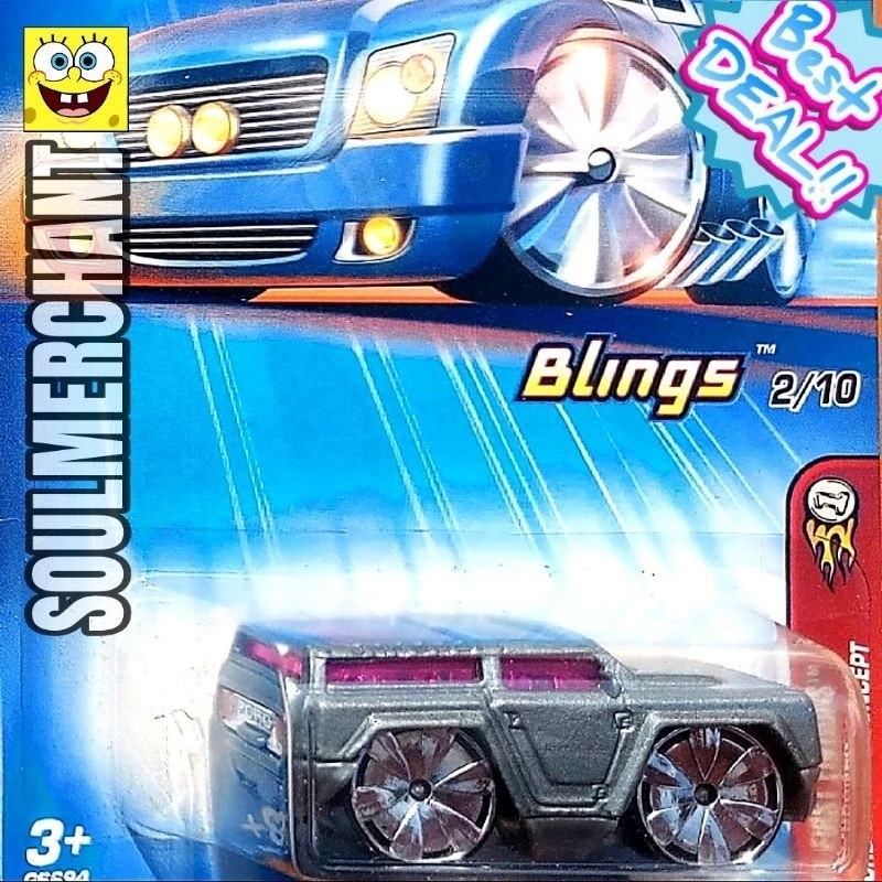 Hot Wheels Ford Bronco Concept Blings 2005 First Edition Jeep Original