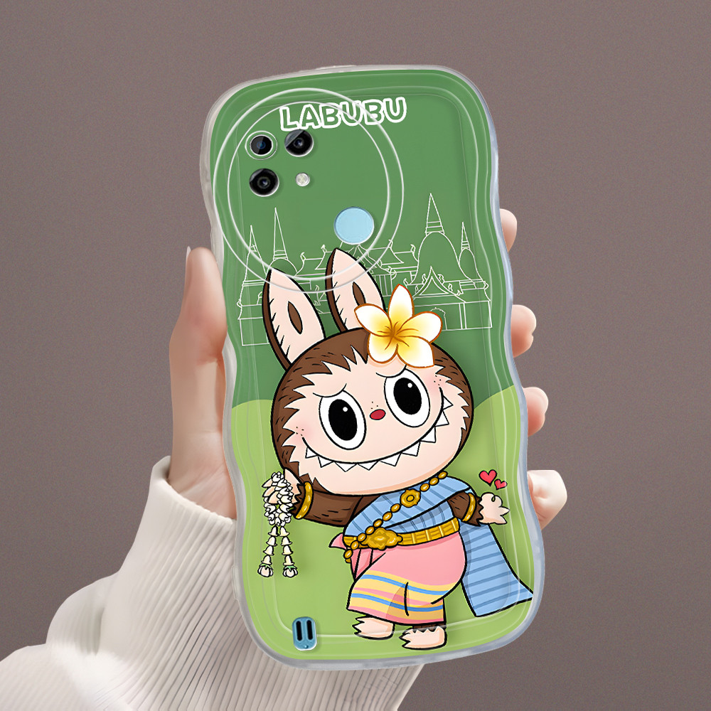 Realme C21 Case Softcase Casing Hp Kesing Soft  Kartun Lucu Cassing Labubu 4814