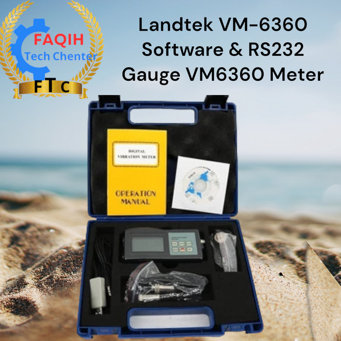 

Vibration Tester Landtek VM-6360 Software & RS232 Gauge VM6360 Meter