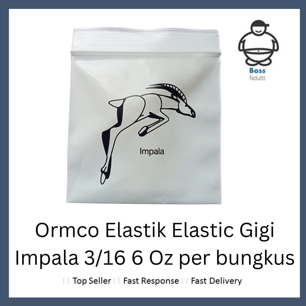 Ormco Elastik Elastic Gigi Impala 3/16 6oz per bungkus