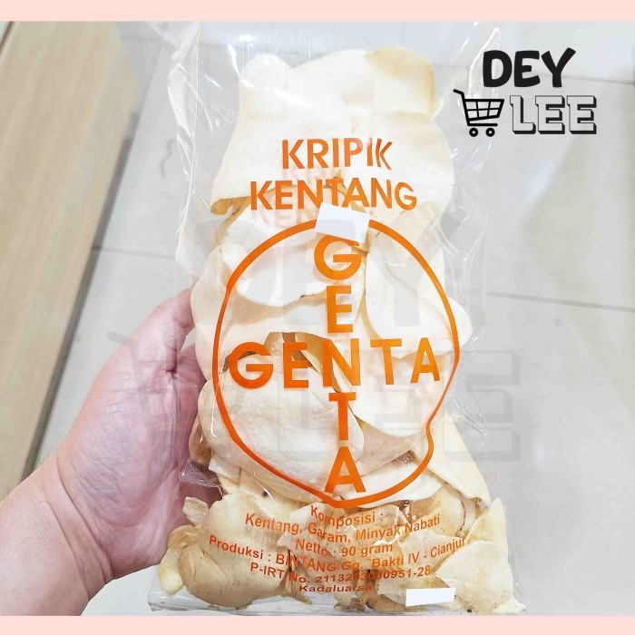 

Keripik Kentang GENTA 90g Kemasan Kecil Cemilan Snack Bandung