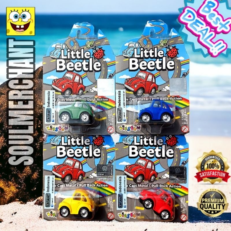 Kinsmart Little Beetle Volkswagen Pastel Color