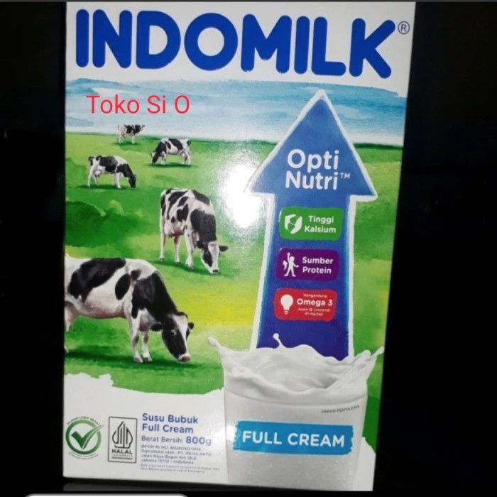

✨NEW✨ -Susu bubuk indomilk plain full cream 800 gr