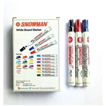 

Permanen Marker / Spidol Merk Snowman AG12 LUSIN murah