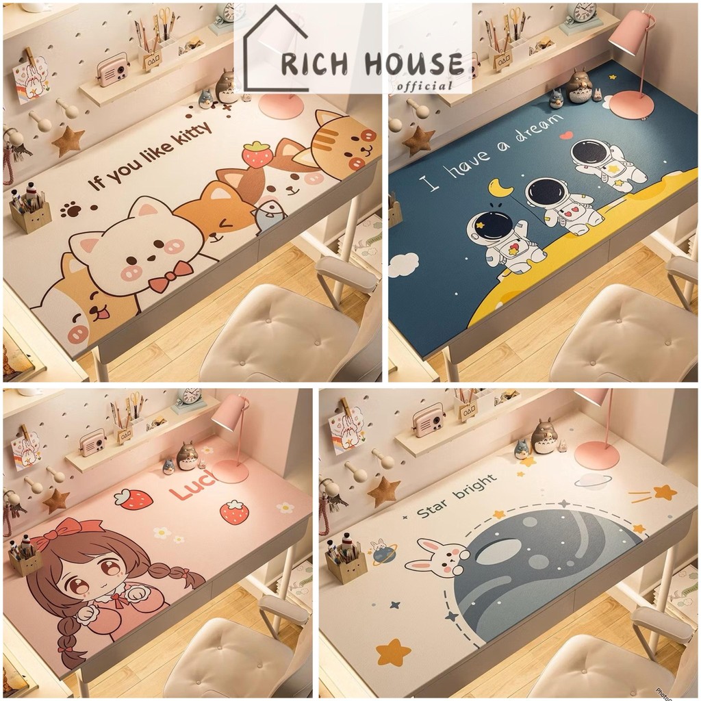 Taplak Meja Alas Meja Makan Leather Kulit PVC Anti Slip Tahan Panas Waterproof Anti Air Meja Meeting