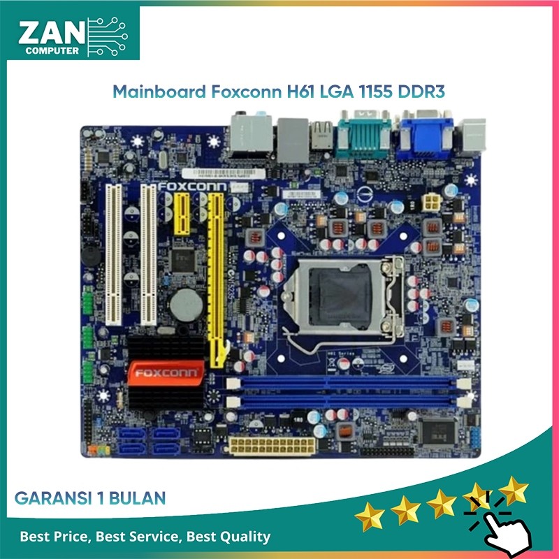 Motherboard H61 Lga 1155 Foxconn DDR3 Support Gen3 - Mainboard H61 Pc Gaming / Mobo
