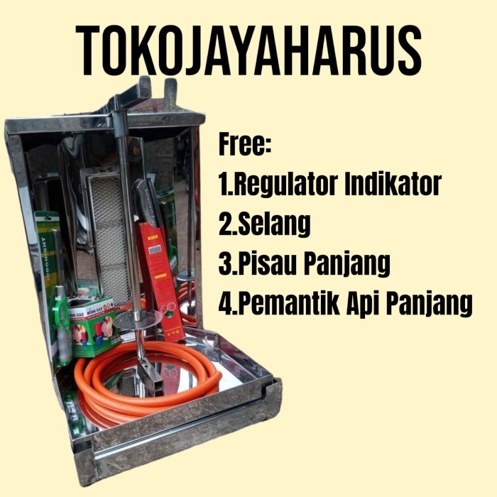 burner kebab 4 kg / pemanggang kebab