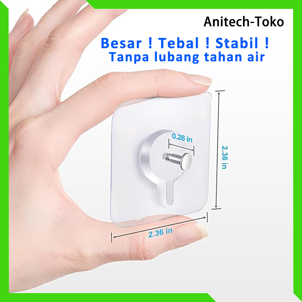 [Anitech_toko] Gantungan perekat tanpa bor, gantungan gambar tanpa paku, gantungan dinding tanpa pak