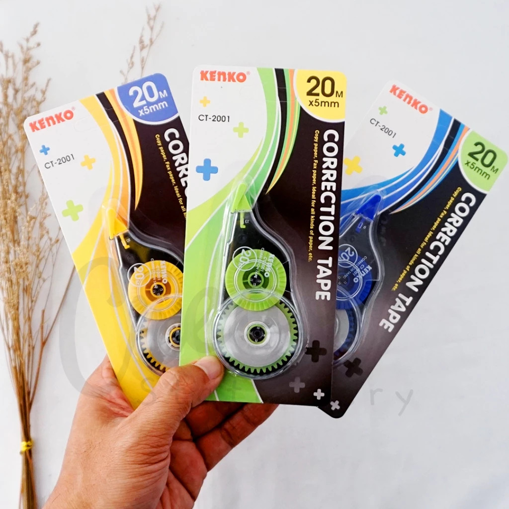 

Kenko Correction Tape Tipe-X Pita CT-2001 - Pita Koreksi Praktis untuk Tugas Sehari-hari