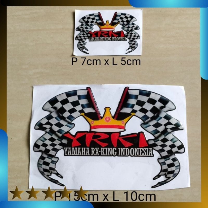 emblem Yamaha RX king YRKI Yamaha RX king Indonesia ;ightnaziashopo