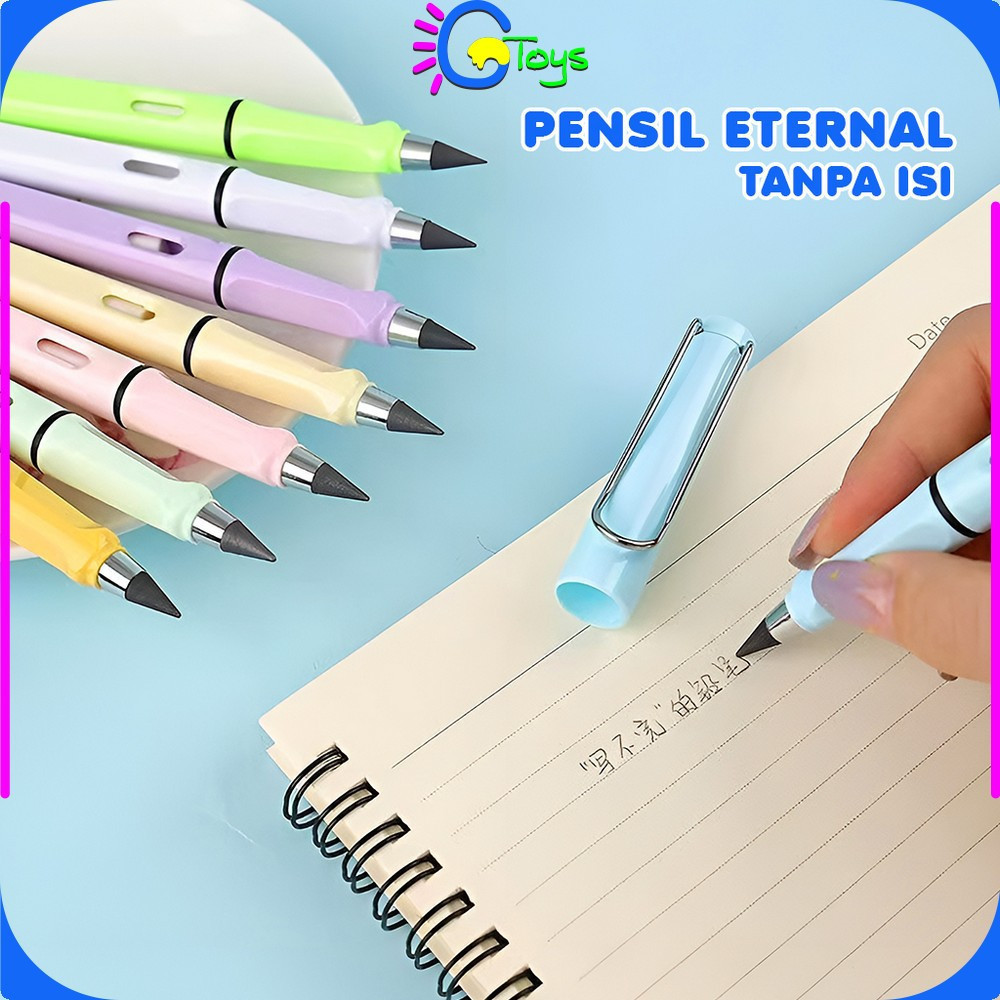 

CR-A77 Pensil Eternal Tanpa Batas HB 0.5mm Tanpa Rautan dengan Penghapus Praktis / Eternal Pencil Magic Unlimited Tanpa Isi Perlengkapan Menggambar Anak / Pensil HB Macaron Anti Ribet