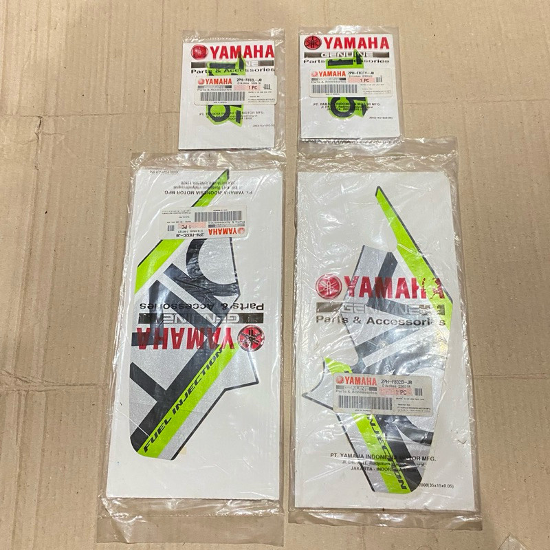 Striping Body depan set sayap Yamaha Mio M3 2017 Hijau original YGP