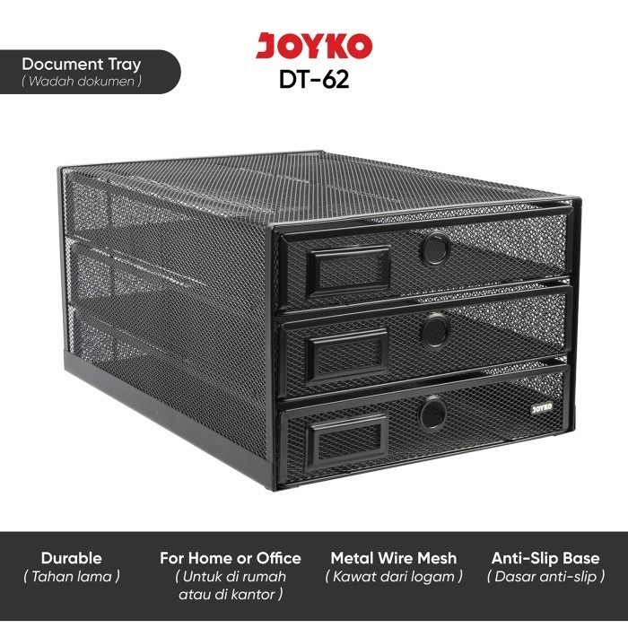 

Document Tray DT-62 Wadah Dokumen Joyko 3 Tray