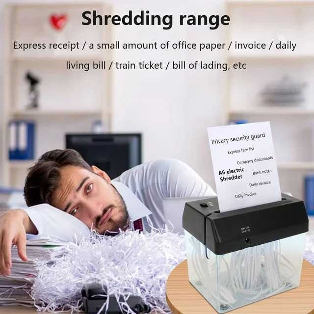 

Jakcom Mesin Penghancur Kertas Mini Paper Shredder with Letter Opener - SW501