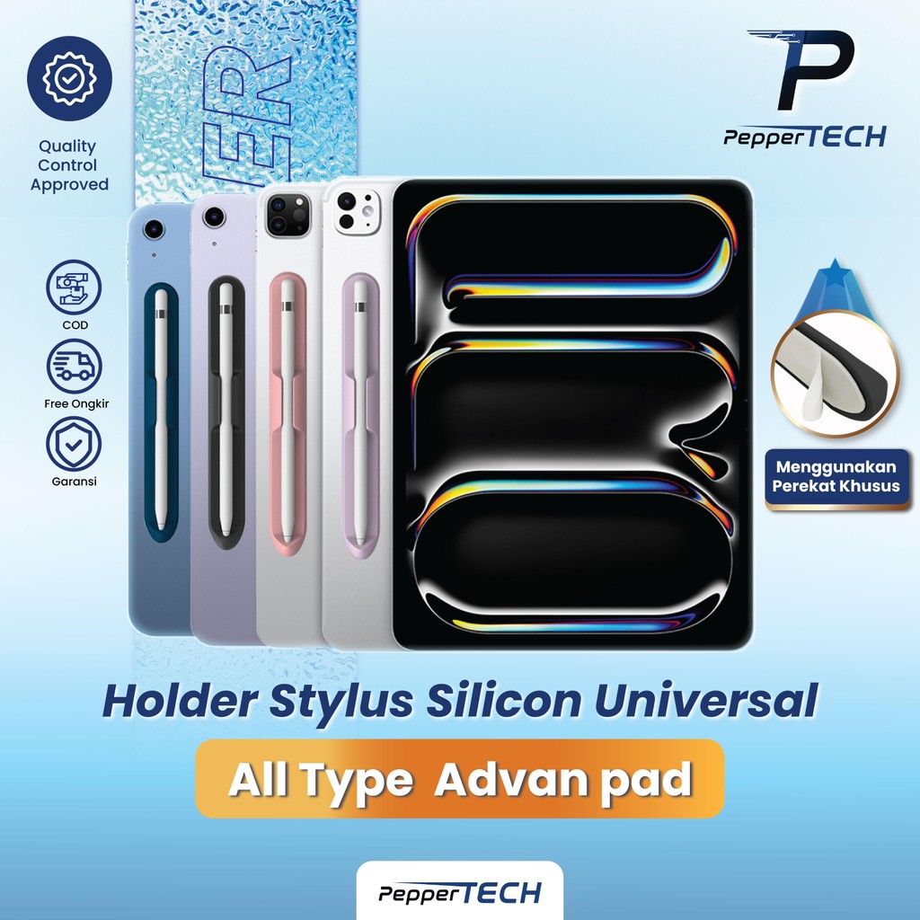 Holder Case Stylus Silicon Universal For Advan Tab 8001 8002 8003 Gallilea Tab Belajar Plus Elite Ta