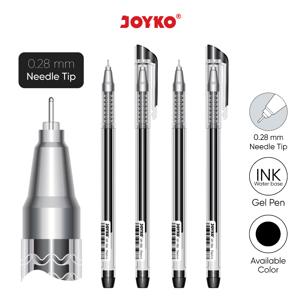

Gel Pen Pulpen Pena Joyko GP-356 iTech 4 0.28 mm