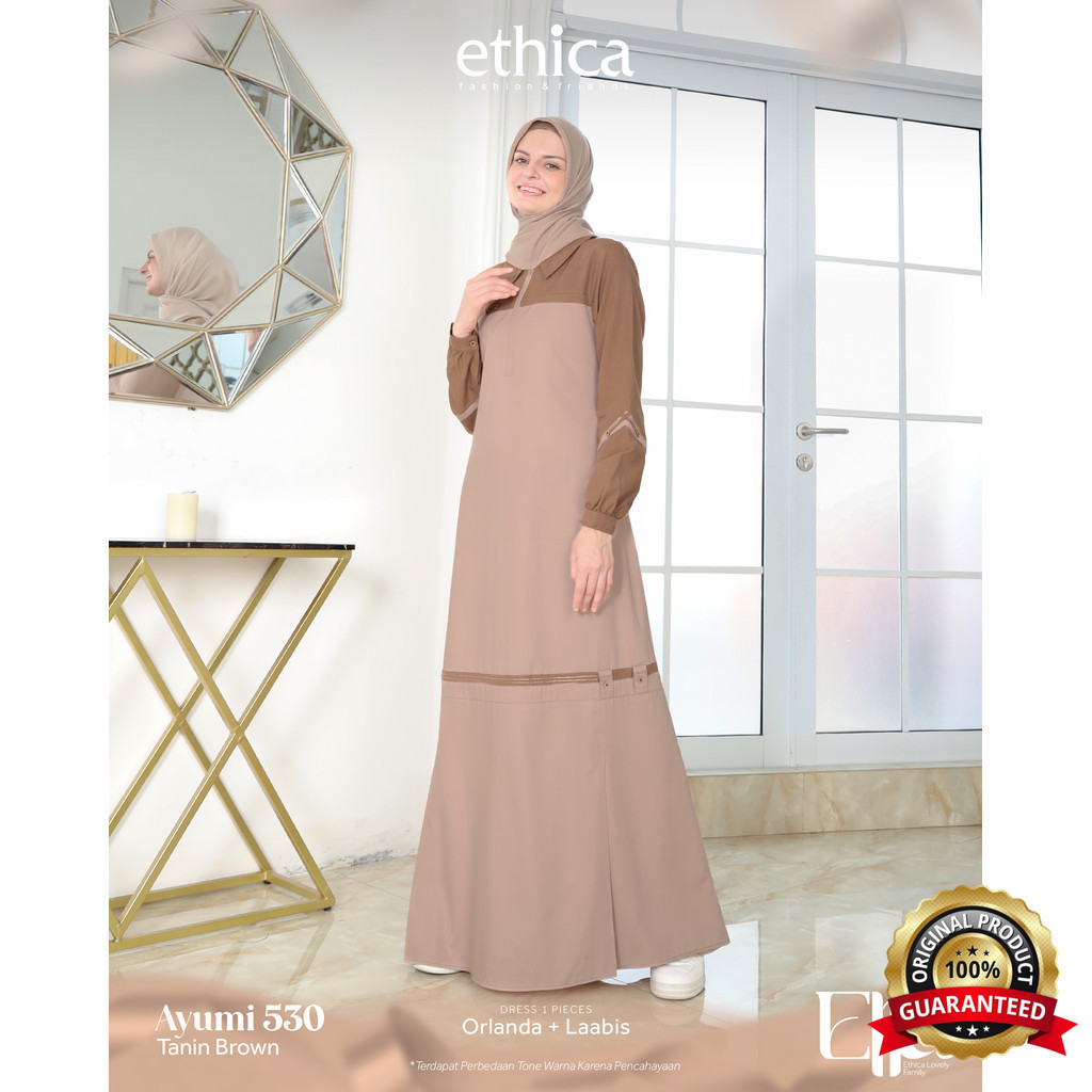 SabilaMall - Sarimbit Couple Series Baju Gamis Ibu Wanita Dewasa Ayumi 530 by Ethica