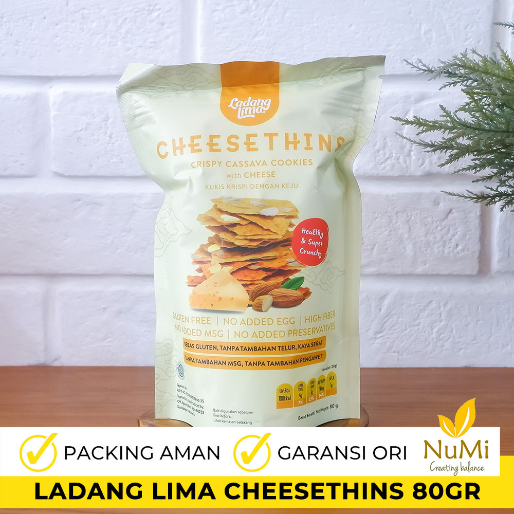 

80G CHEESETHINS CRISP COOKIES KUKIS KEJU - LADANG LIMA