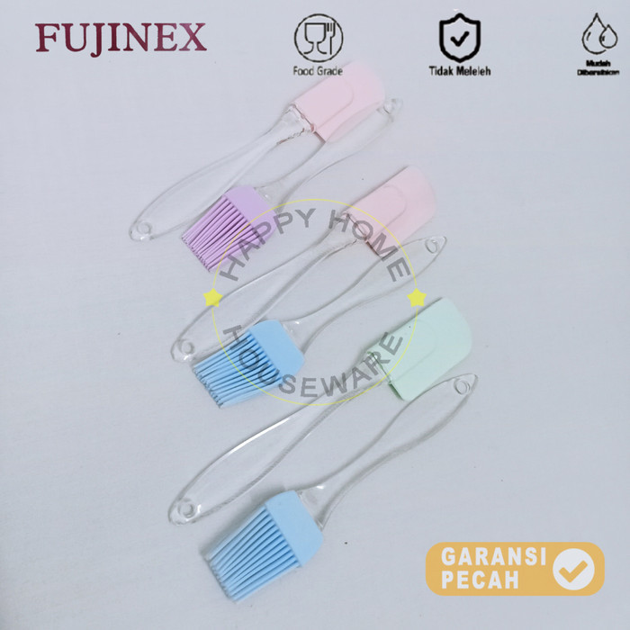 FUJINEX SPATULA KUAS SILICONE SET | SPATULA + KUAS SILICONE GG BENING