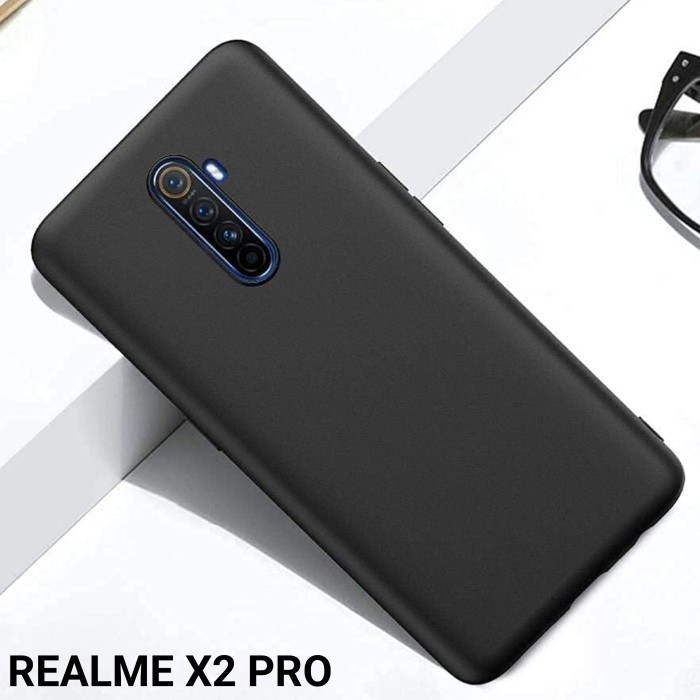CASE REALME X2 PRO SOFT CASE SLIM MATTE BLACK DOFF SOLID