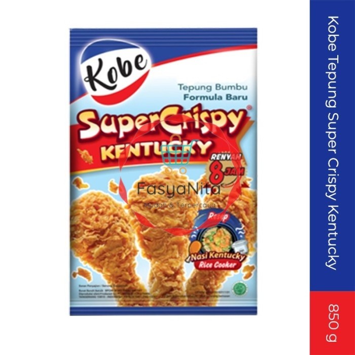 

KOBE Tepung Bumbu Super Crispy Kenyucky 850gr - Fasyanita Denpasar