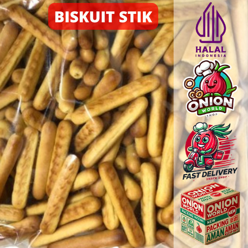 

COD 500gr Kue Biskuit Stick Jari Ayam
