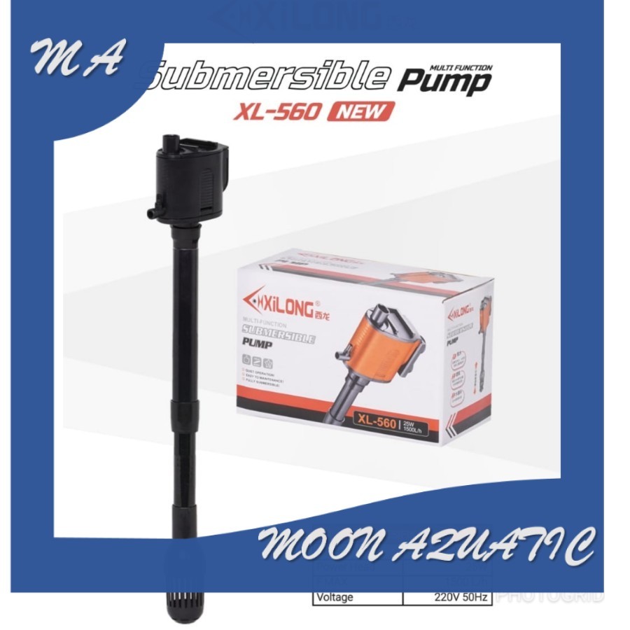 Pompa aquarium Xilong XL 560 Mesin Sirkulasi aquarium