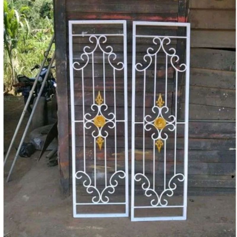 Tralis jendela motip pengaman rumah 185*40 - new
