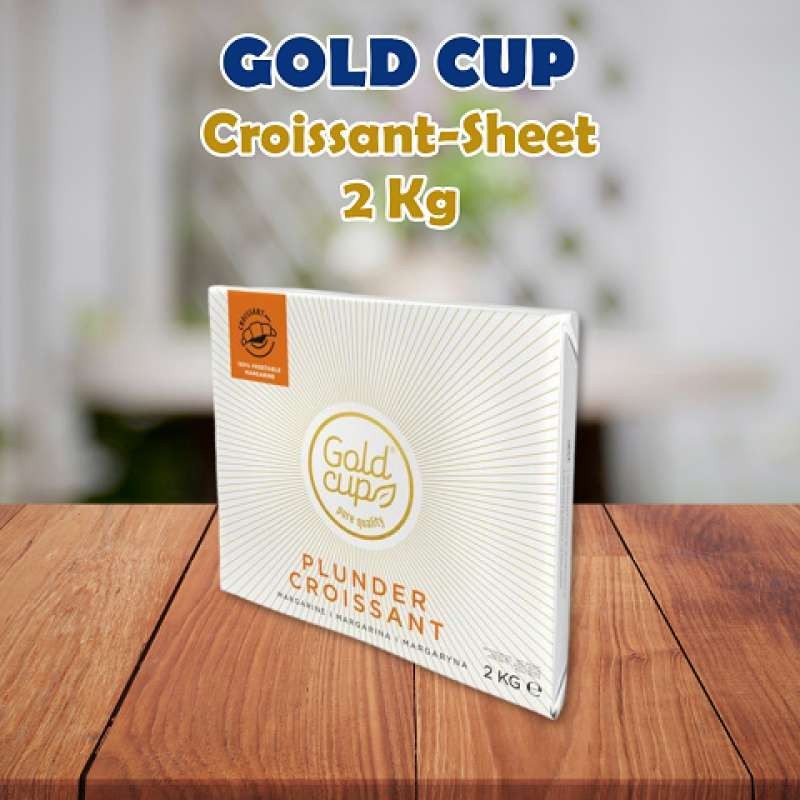 

GOLD CUP - Croissant Sheet / Croissant Margarine BESR SELLER ONLY INSTANT 2 Kg