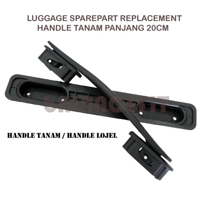 Handle Koper  Panjang 20cm | handle Tanam Lojel | Strap Koper Bahan Karet