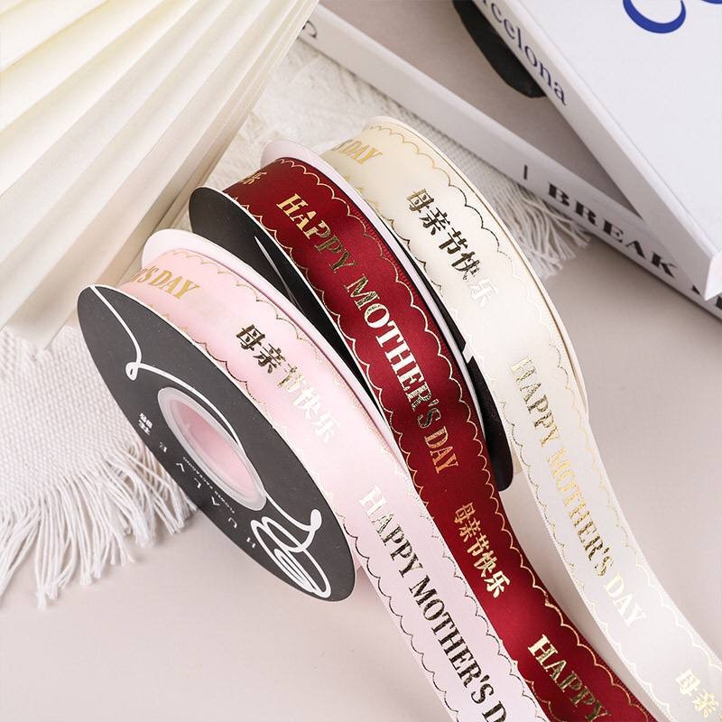 

1Roll Pita Satin Edisi Mother's Day / Panjang 41Meter / Pita Bucet Satin Hari ibu